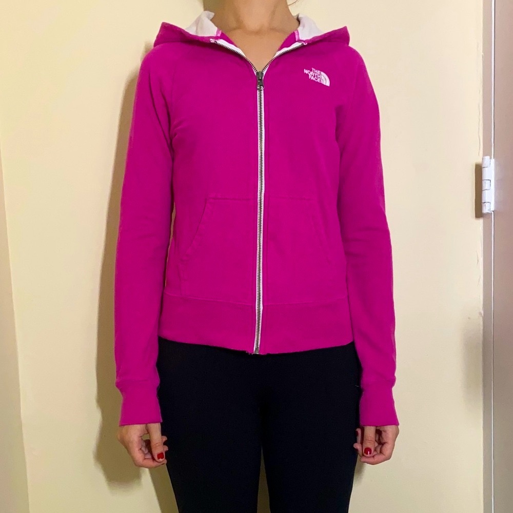 The North Face Embroidered Logo Full Zip Hoodie